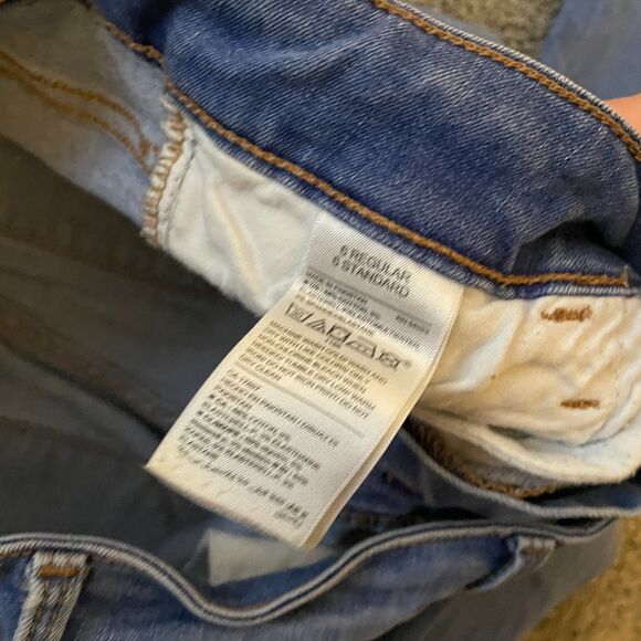 Old Navy Lot of 2 Rockstar Skinny Jeans Blue and Black Wash Size 6 Casual Y2k - Picture 3 of 9